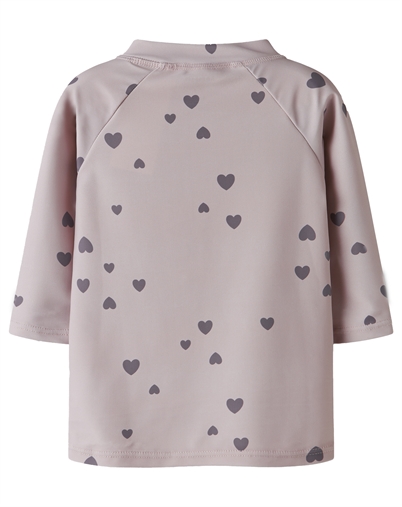 Name It - NMFZippa UV Swim Top - Burnished Lilac